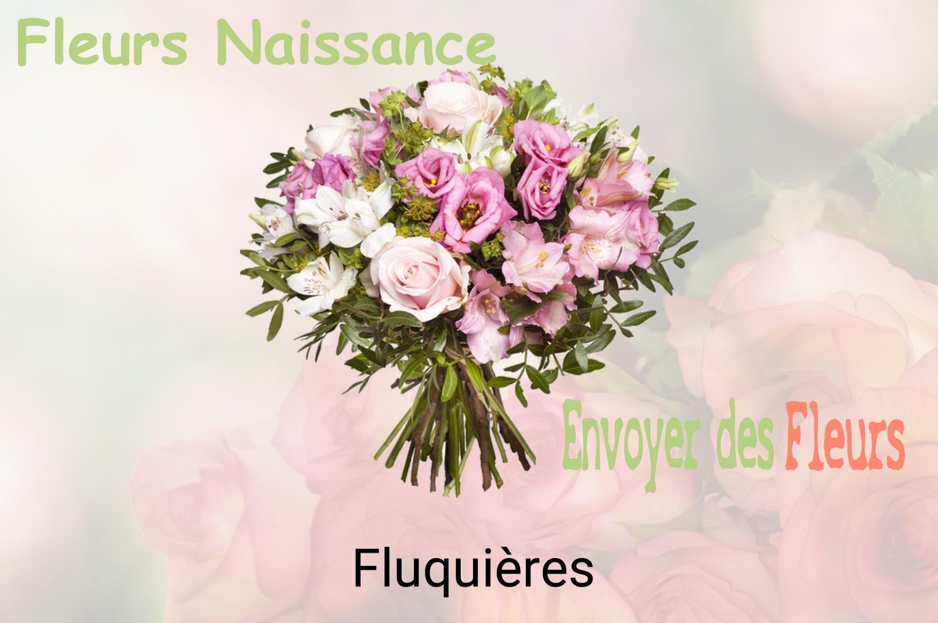 Bouquet de fleurs de naissance livré à Fluquières